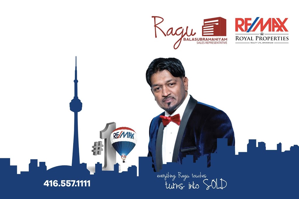 Ragu Balasubramaniyam-Re/Max Royal Properties | 7595 Markham Rd unit 19, Markham, ON L3S 0B6, Canada | Phone: (416) 557-1111