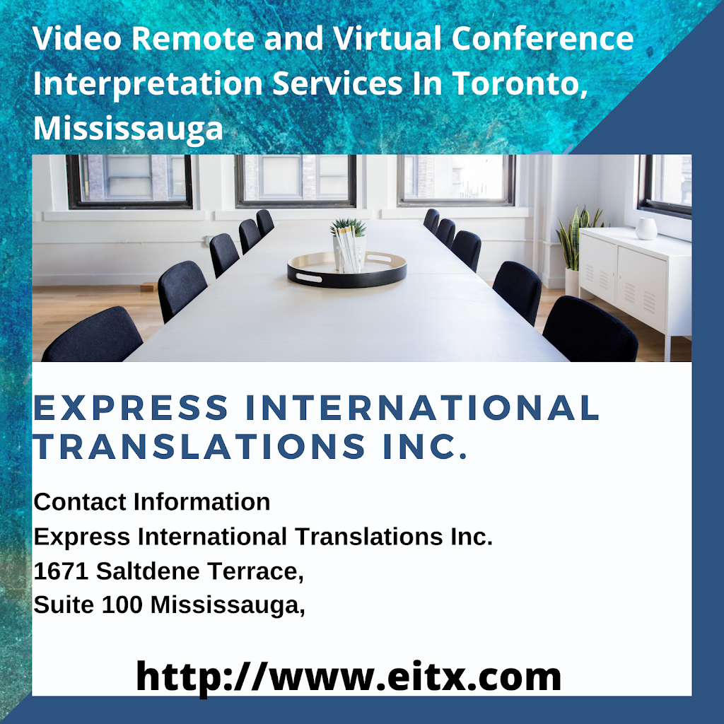 Express International Translations Inc. | 1671 Saltdene Terrace, Mississauga, ON L4W 2E3, Canada | Phone: (416) 410-2021