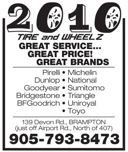 2010 Tire & Wheelz | 139 Devon Rd #9, Brampton, ON L6T 5L8, Canada | Phone: (905) 793-8473