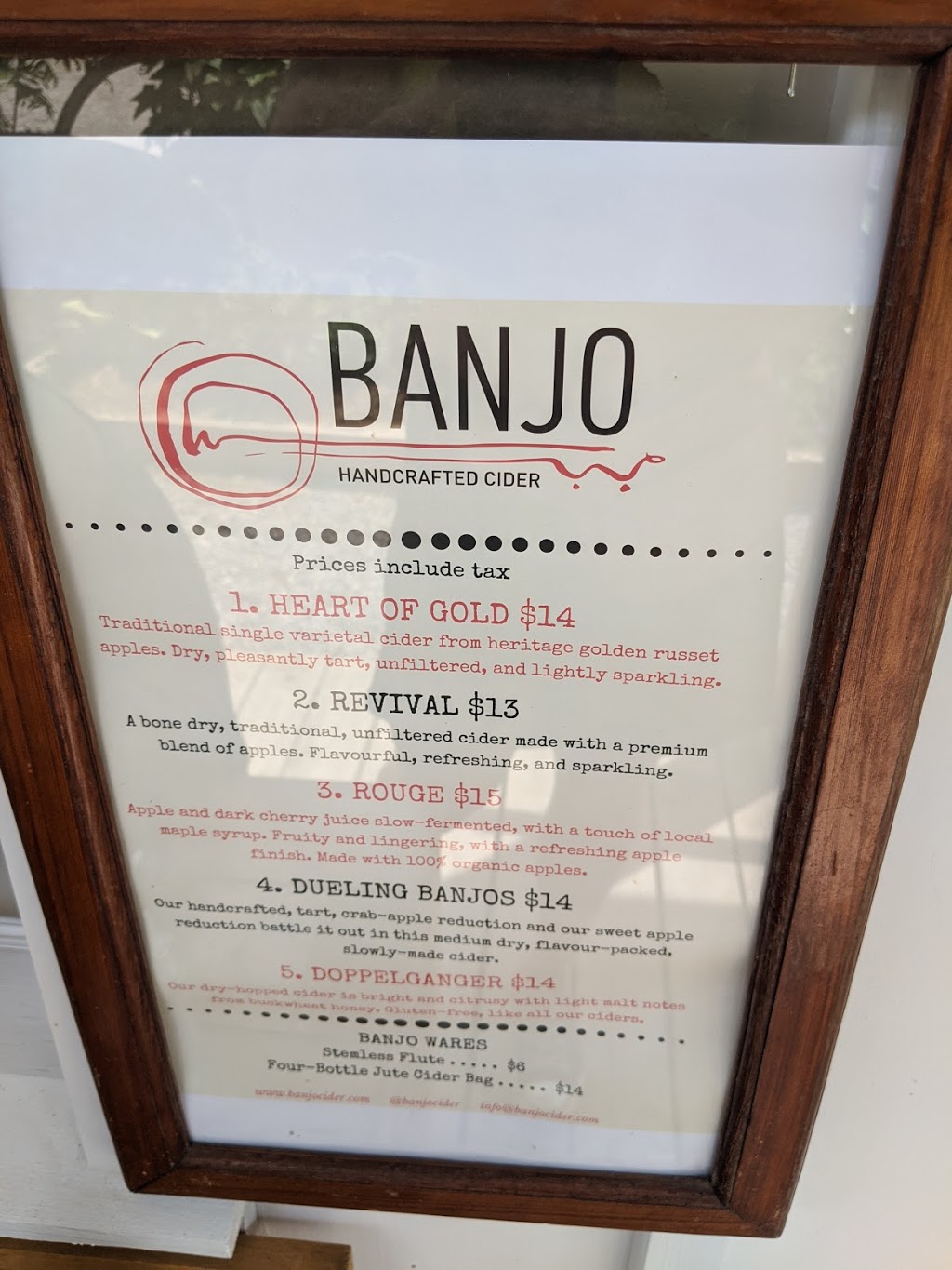 Banjo Cider | 614 Sandford Rd, Uxbridge, ON L9P 1R2, Canada | Phone: (416) 435-3886