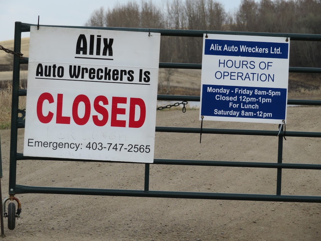 Alix Auto Wreckers | 23221 Township Rd 394, Alix, AB T0C 0B0, Canada | Phone: (403) 747-2565