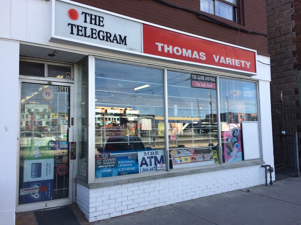 Thomas Variety & Confectionery | 3581 Lake Shore Blvd W, Etobicoke, ON M8W 1P5, Canada | Phone: (416) 259-1097
