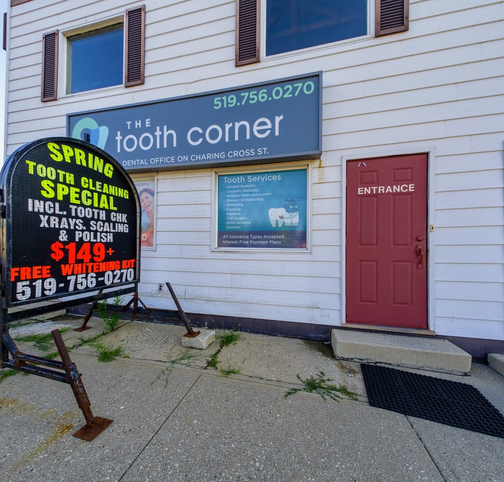 The Tooth Corner on Charing Cross St. | 143 Charing Cross St, Brantford, ON N3R 2J4, Canada | Phone: (519) 756-0270