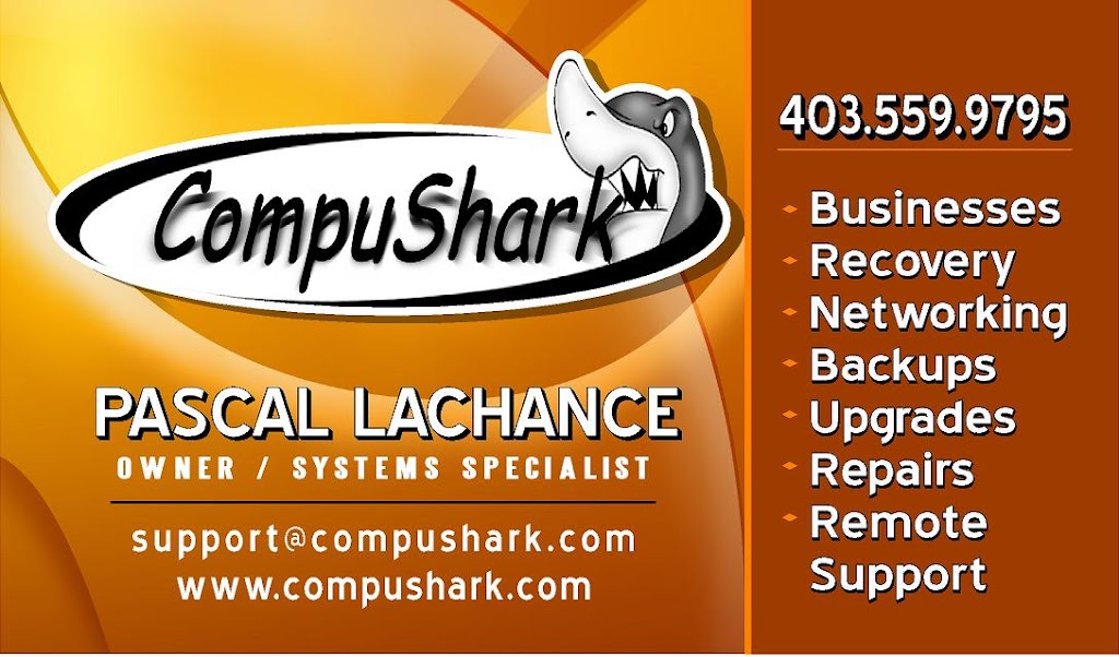 CompuShark | 1512 14 St, Didsbury, AB T0M 0W0, Canada | Phone: (403) 559-9795