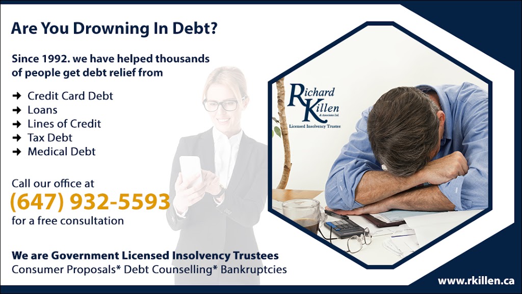 Richard Killen & Associates Ltd Bankruptcy Trustee | 2150 Islington Ave #202, Etobicoke, ON M9P 3V4, Canada | Phone: (647) 932-5593