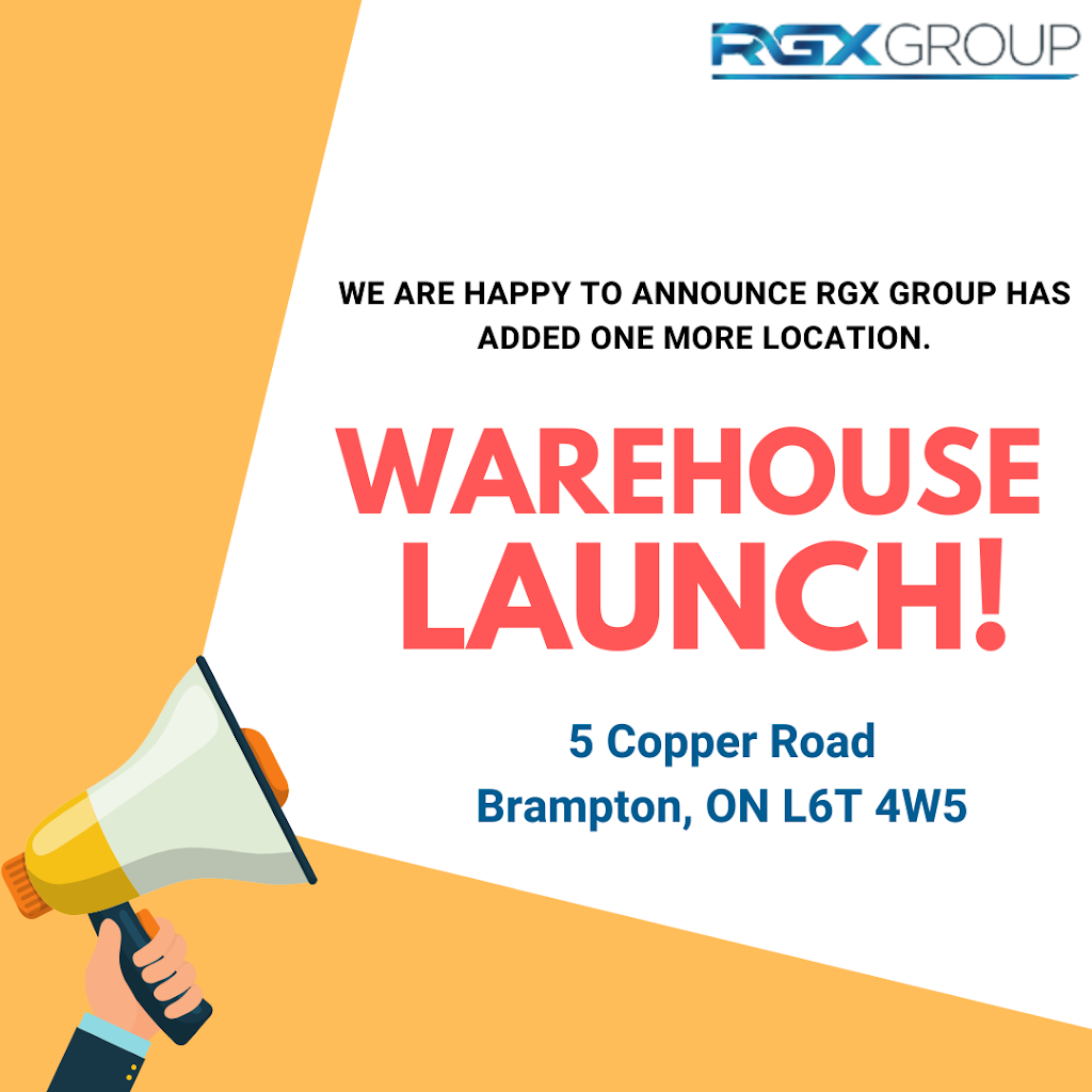 RGX eCommerce 3PL | 5 Copper Rd, Brampton, ON L6T 4W5, Canada | Phone: (647) 499-8174