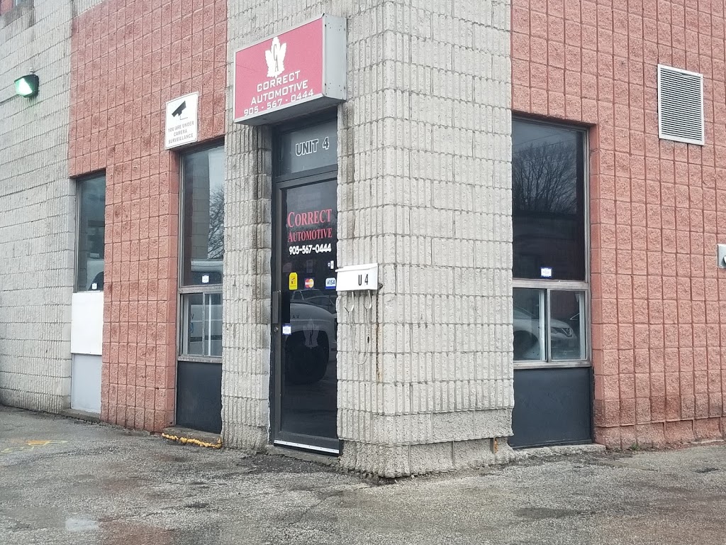 Correct Automotive | 64 Thomas St Unit #4, Mississauga, ON L5M 1Y7, Canada | Phone: (905) 567-0444