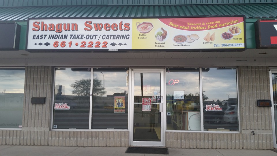 Shagun Sweets and Restaurant | 836 McLeod Ave #5, Winnipeg, MB R2G 3P3, Canada | Phone: (204) 661-2222