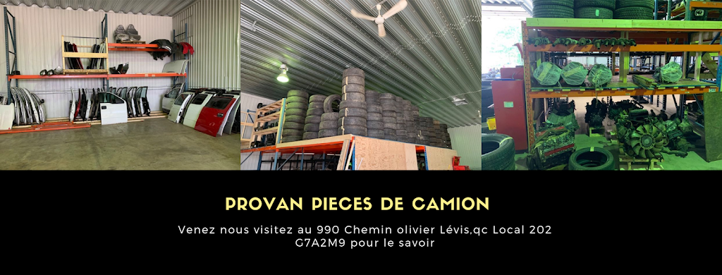 Pièces de Camion Provan | 990 Chem. Olivier #202, Saint-Nicolas, QC G7A 2M9, Canada | Phone: (418) 831-7011