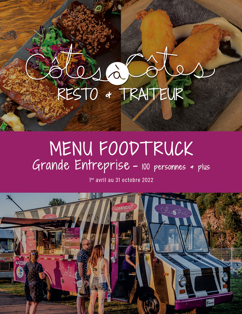 Côtes à Côtes Traiteur & Foodtrucks | 751 Boul. Louis-XIV, Québec, QC G1H 1A1, Canada | Phone: (418) 692-5151