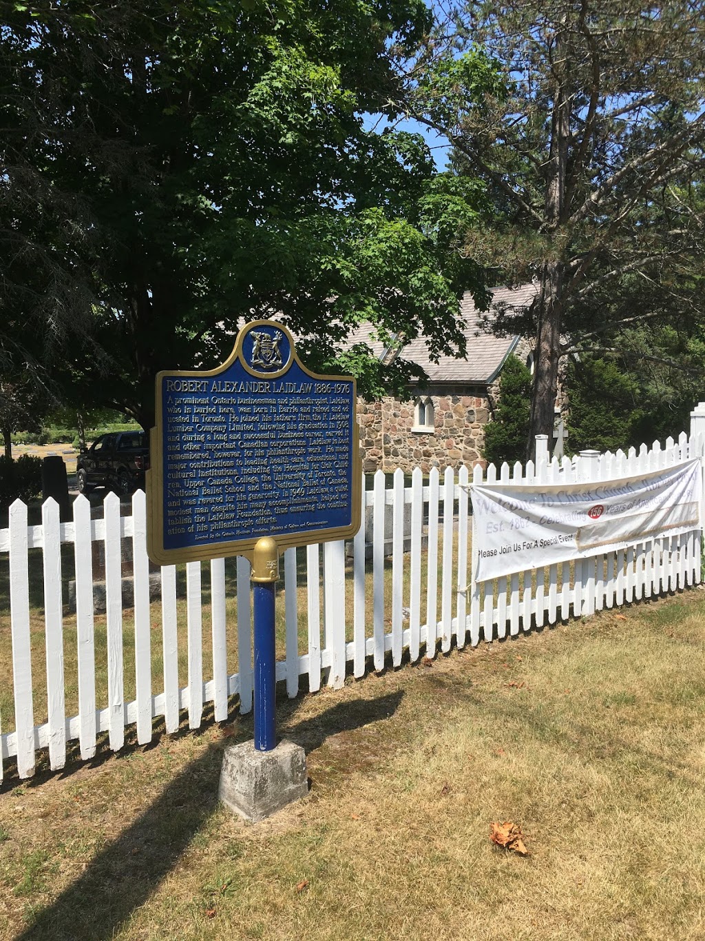 Historical Plaque - Robert Alexander Laidlaw 1886-1976 | 12 Turner St, Roches Point, ON L0E 1P0, Canada | Phone: (416) 325-5000