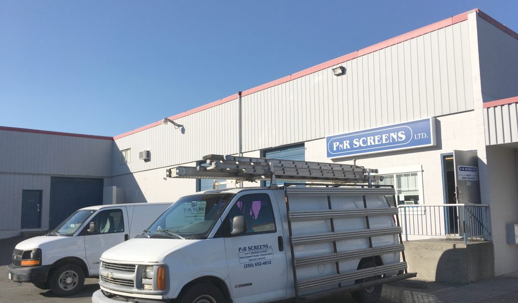 P N R Screens Ltd | 6680 Mirah Rd, Saanichton, BC V8M 1Z4, Canada | Phone: (250) 652-4612