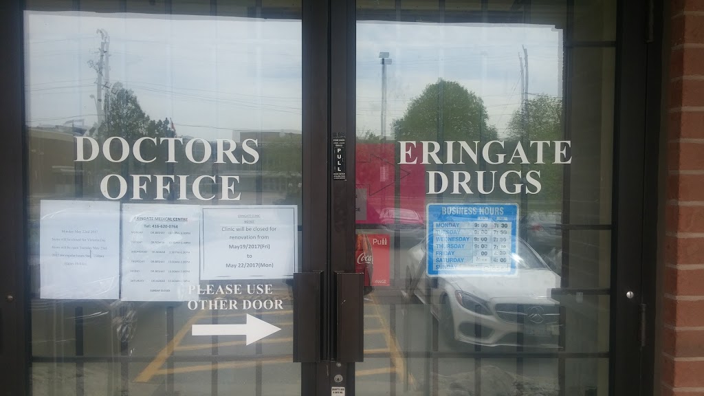 Eringate Drugs | 120 Eringate Dr, Etobicoke, ON M9C 3Z8, Canada | Phone: (416) 621-3111