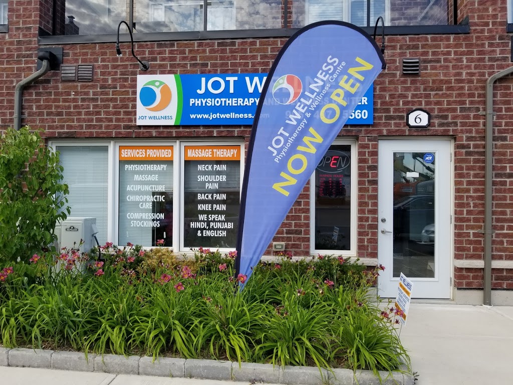 Jot Wellness Centre | 6 Sky Harbour Dr #2, Brampton, ON L6Y 0C1, Canada | Phone: (905) 497-5560