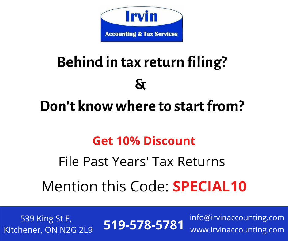 Irvin Accounting & Tax Services | Serving Virtually Online in the GTA, 87 Crystalview Crescent, Brampton, ON L6P 2S2, Canada | Phone: (647) 692-7013