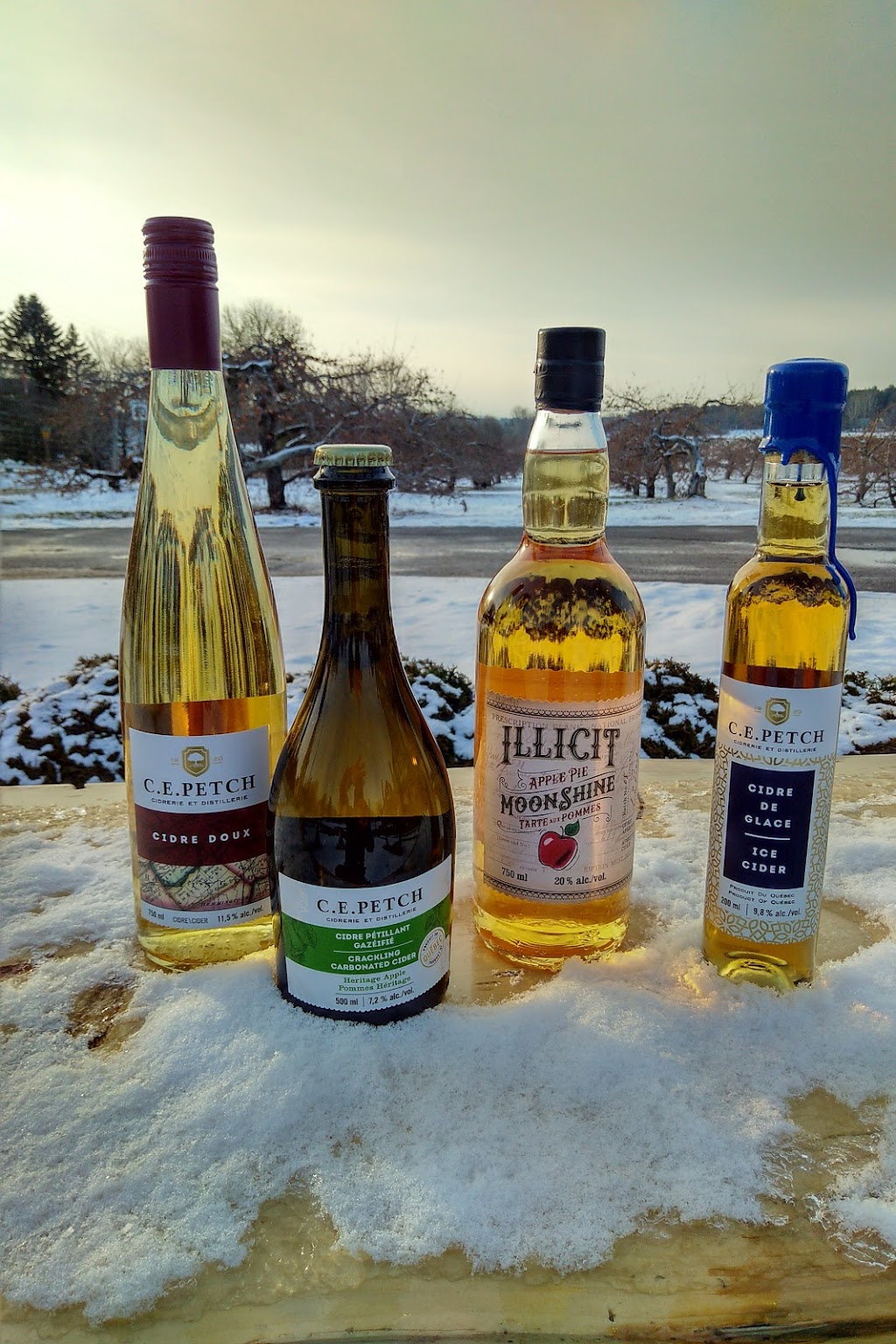 C.E. Petch - Orchards / Cidery / Distillery | 431 QC-202, Hemmingford, QC J0L 1H0, Canada | Phone: (450) 247-3414