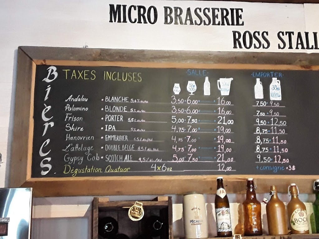 Microbrasserie Ross Stall | 905 Grand Boulevard O, Saint-Bruno-de-Montarville, QC J3V 6A6, Canada | Phone: (450) 441-1020