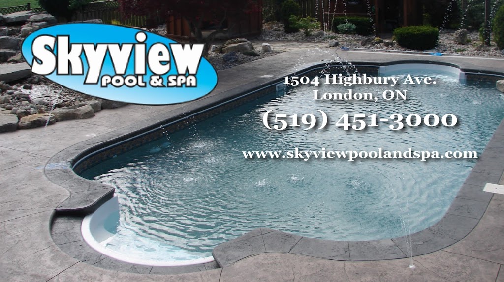 Skyview Pool & Spa Limited | 1504 Highbury Ave N, London, ON N5Y 5N7, Canada | Phone: (519) 451-3000