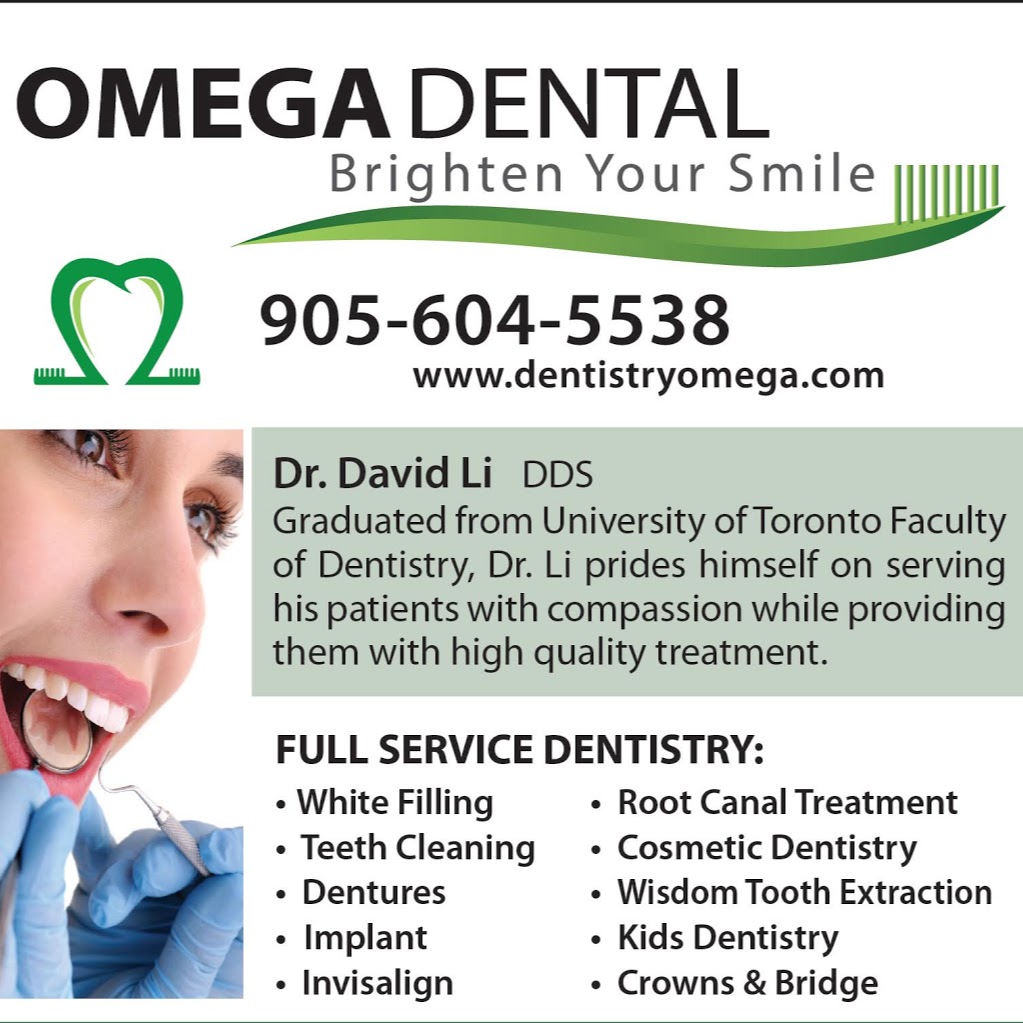 Omega Dental Centre | 38 Buttonfield Rd unit 5, Markham, ON L3R 9G8, Canada | Phone: (905) 604-5538