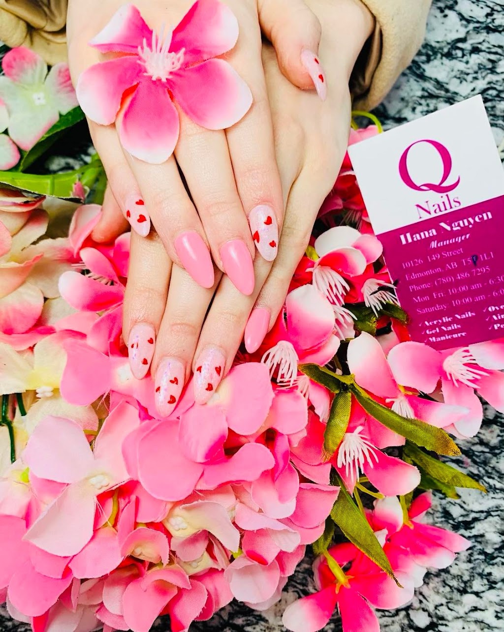 Q-Nails | 10126 149 St, Edmonton, AB T5P 1L1, Canada | Phone: (780) 486-7295