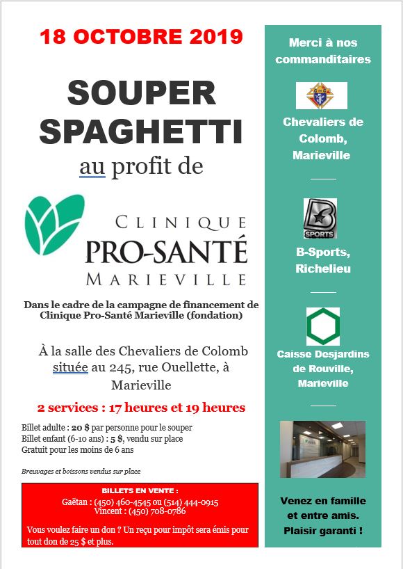 Clinique Pro-Santé Marieville | 1344 Rue du Pont, Marieville, QC J3M 1G2, Canada | Phone: (450) 708-2911
