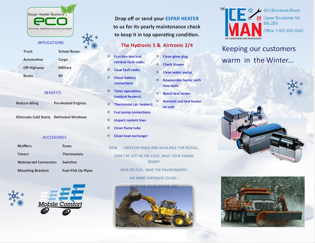 The Ice Man AC & Maintenance Ltd. | 240 Main St, Truro, NS B2N 4H2, Canada | Phone: (902) 895-0942