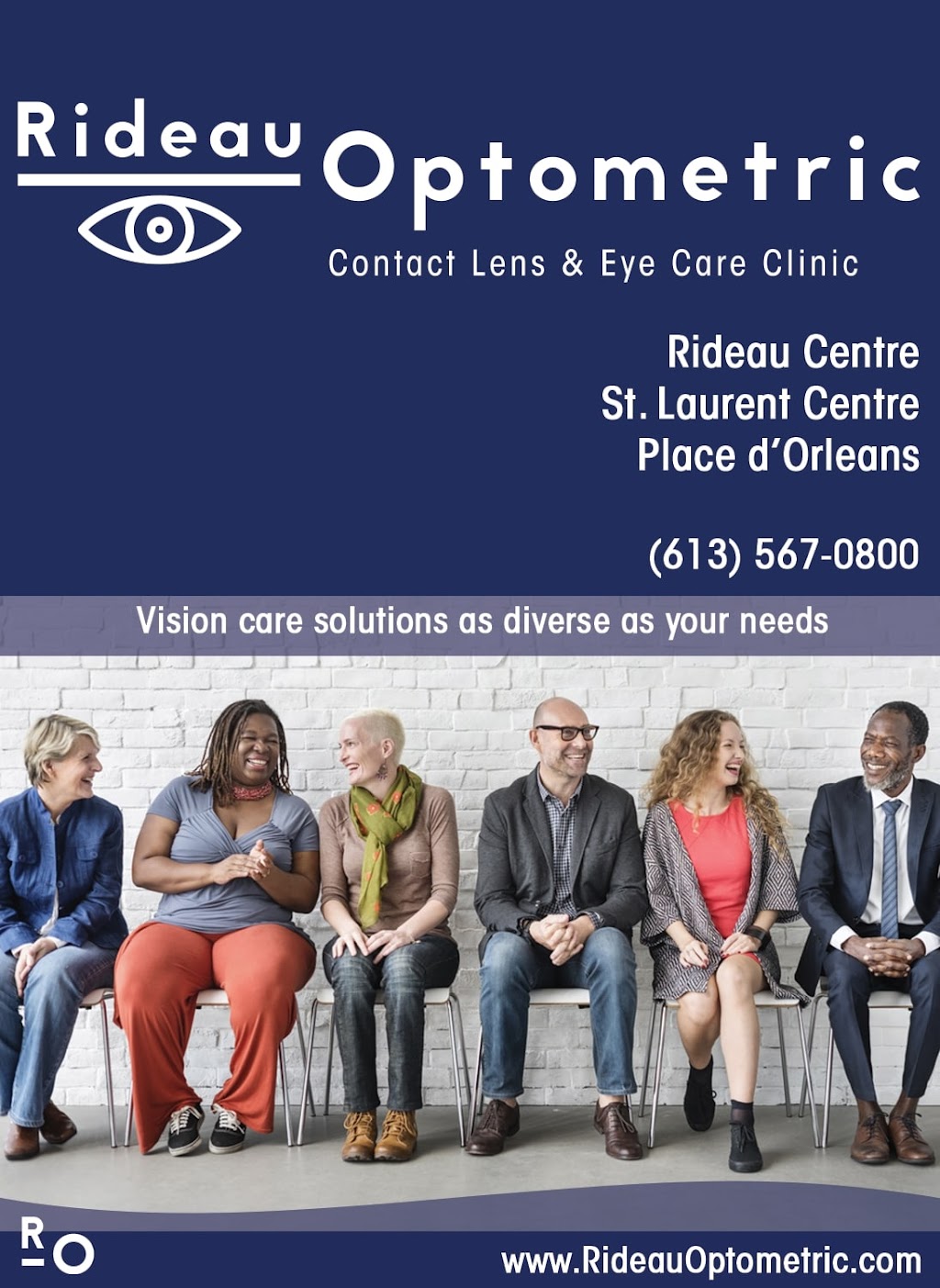 Rideau Optometric - Place dOrleans | 110 Place dOrléans Dr Unit 1098, Orléans, ON K1C 2L9, Canada | Phone: (613) 567-0800