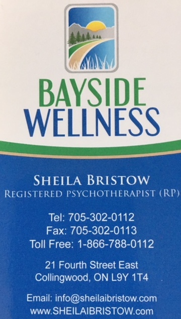 Sheila i Bristow | Bayside Wellness, 21 4th St E, Collingwood, ON L9Y 1T4, Canada | Phone: (705) 446-4433