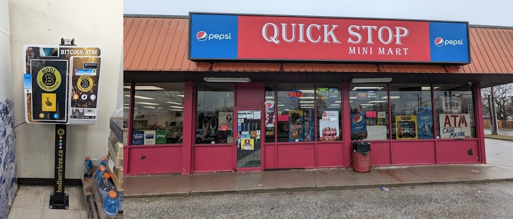 HODL Bitcoin ATM - Quick Stop Mini Mart | 397 Thompson Rd, London, ON N5Z 4K8, Canada | Phone: (416) 840-5444