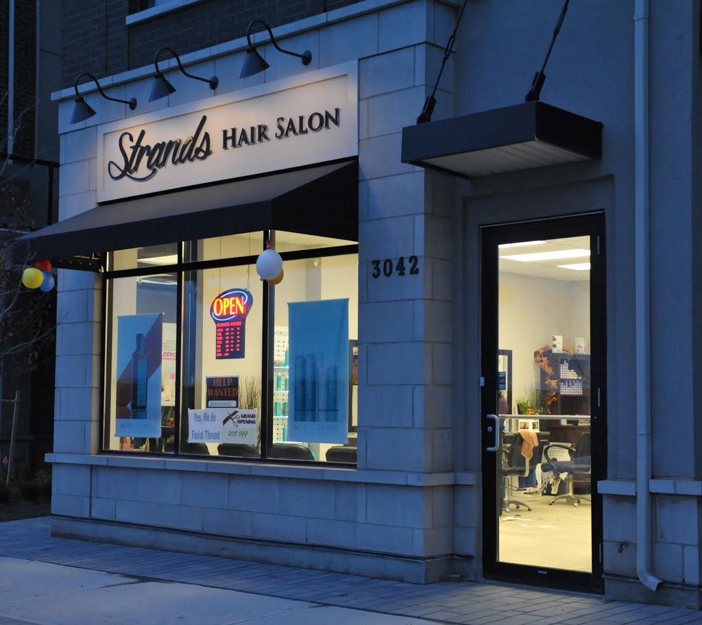 Strands Hair Salon | 3042 Preserve Dr, Oakville, ON L6M 0T9, Canada | Phone: (647) 828-5717