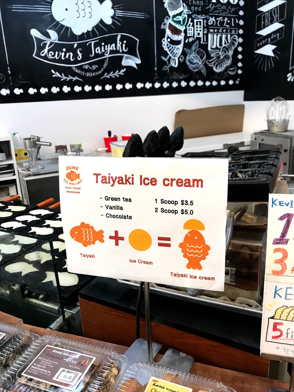 Kevin’s Taiyaki | 333 Dundas St E, Mississauga, ON L5A 1X1, Canada | Phone: (647) 688-9980