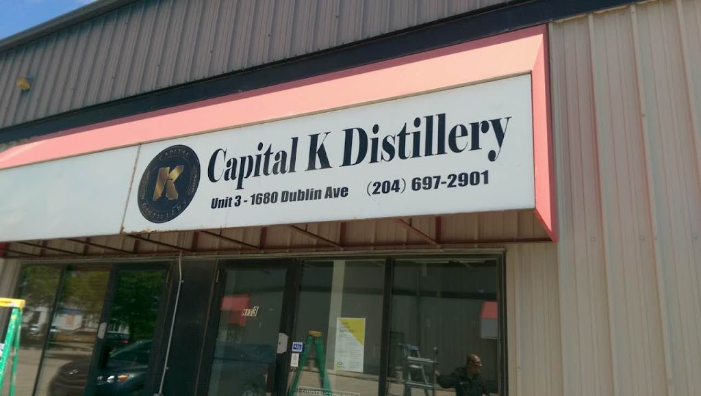 Capital K Distillery | 1680 Dublin Ave Unit 3, Winnipeg, MB R3H 1A8, Canada | Phone: (204) 697-2901