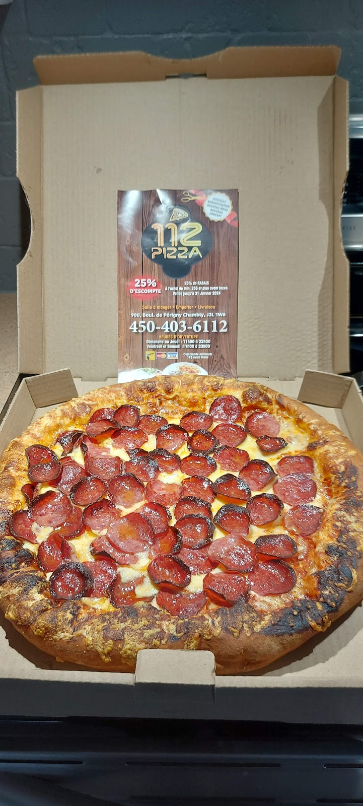 112 Pizza | 900 Bd de Périgny, Chambly, QC J3L 1W6, Canada | Phone: (450) 403-6112