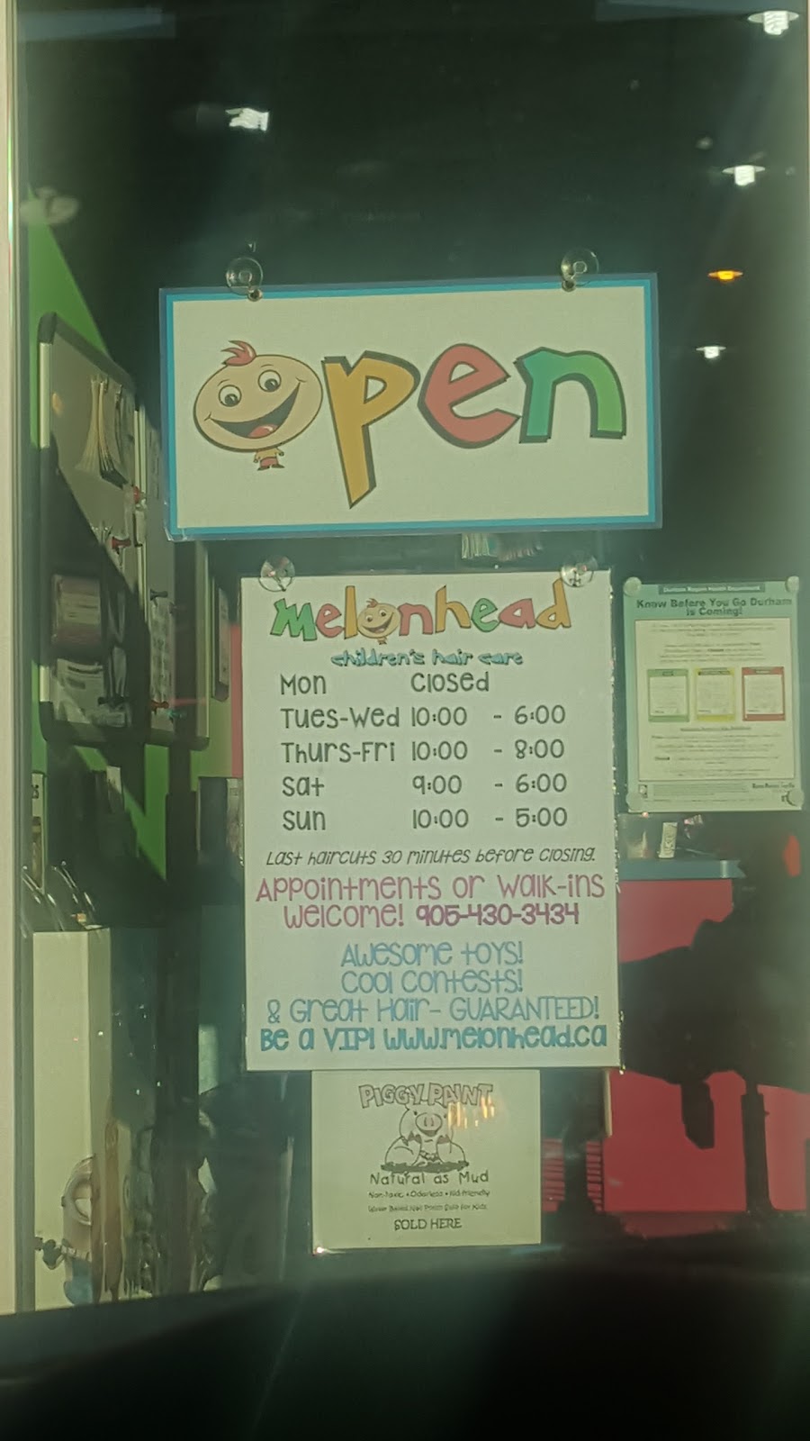 Melonhead Childrens Hair Care | 3940 Brock St N, Whitby, ON L1R 3E1, Canada | Phone: (905) 430-3434