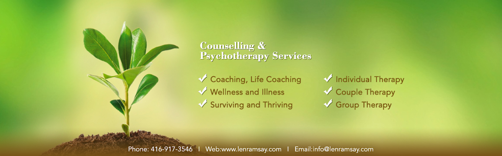 Len Ramsay Counselling and Psychotherapy | 345 Lakeshore Rd E #512, Oakville, ON L6J 1J5, Canada | Phone: (416) 917-3546