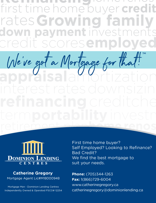 Catherine Gregory - Mortgage Agent - Dominion Lending Centres | 117 OReilly Ln, Little Britain, ON K0M 2C0, Canada | Phone: (705) 344-1263