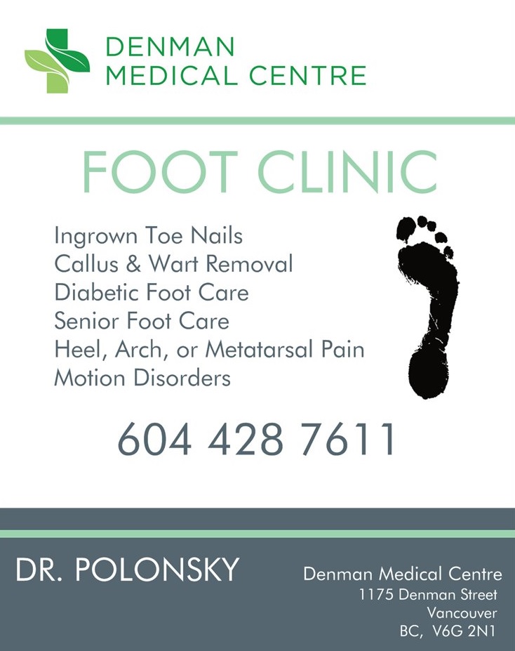 Denman Medical Centre | 1175 Denman St, Vancouver, BC V6G 2N1, Canada | Phone: (604) 428-7611