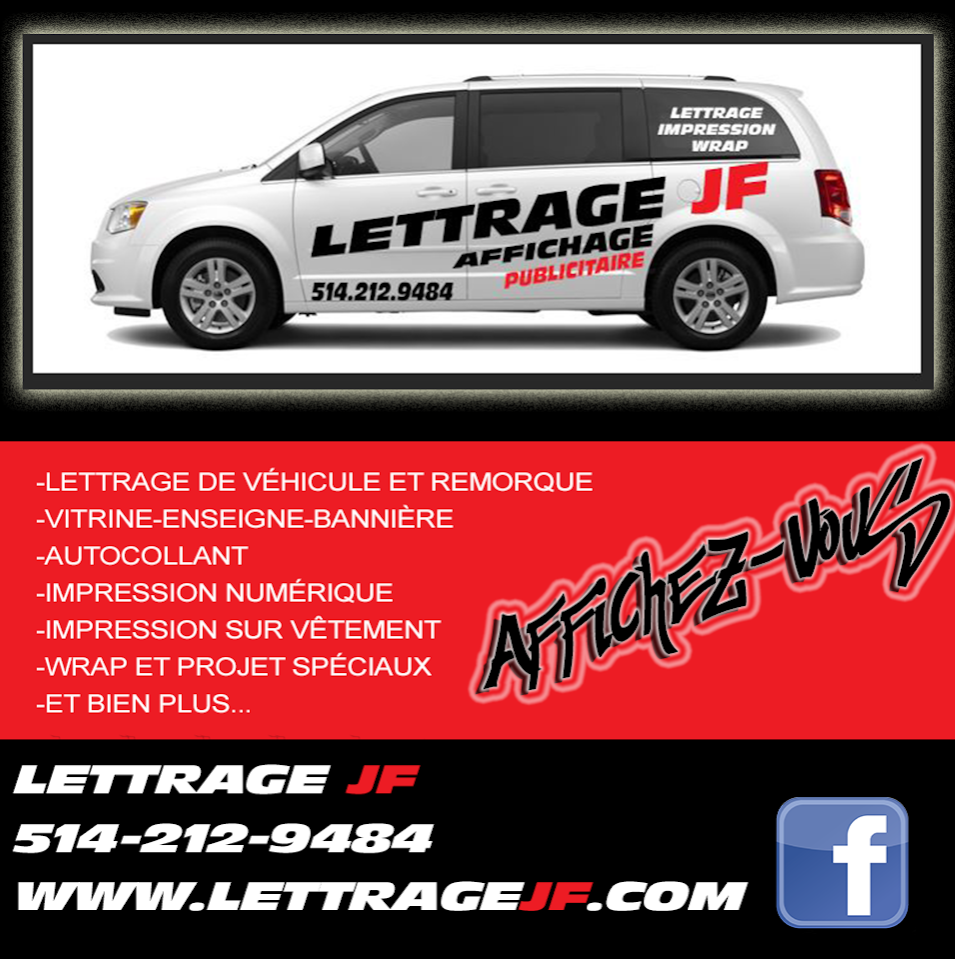 LETTRAGE JF | 138 Rue Rue L. Rivard, Saint-Lin - Laurentides, QC J5M 2E4, Canada | Phone: (514) 212-9484