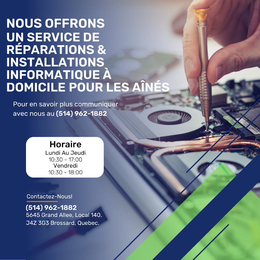 Ordinateur-St Joseph | 5645 Grande Allée Local 140, Brossard, QC J4Z 3G3, Canada | Phone: (514) 962-1882