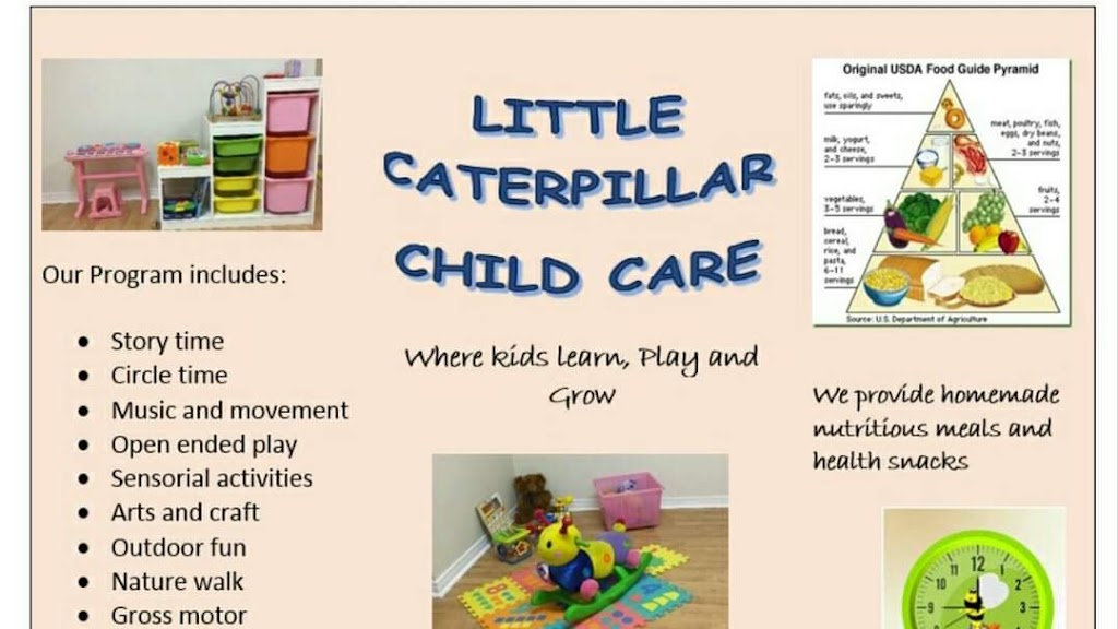 Little Caterpillar daycare | 3834 Coachman Cir, Mississauga, ON L5M 6P8, Canada | Phone: (416) 669-2154