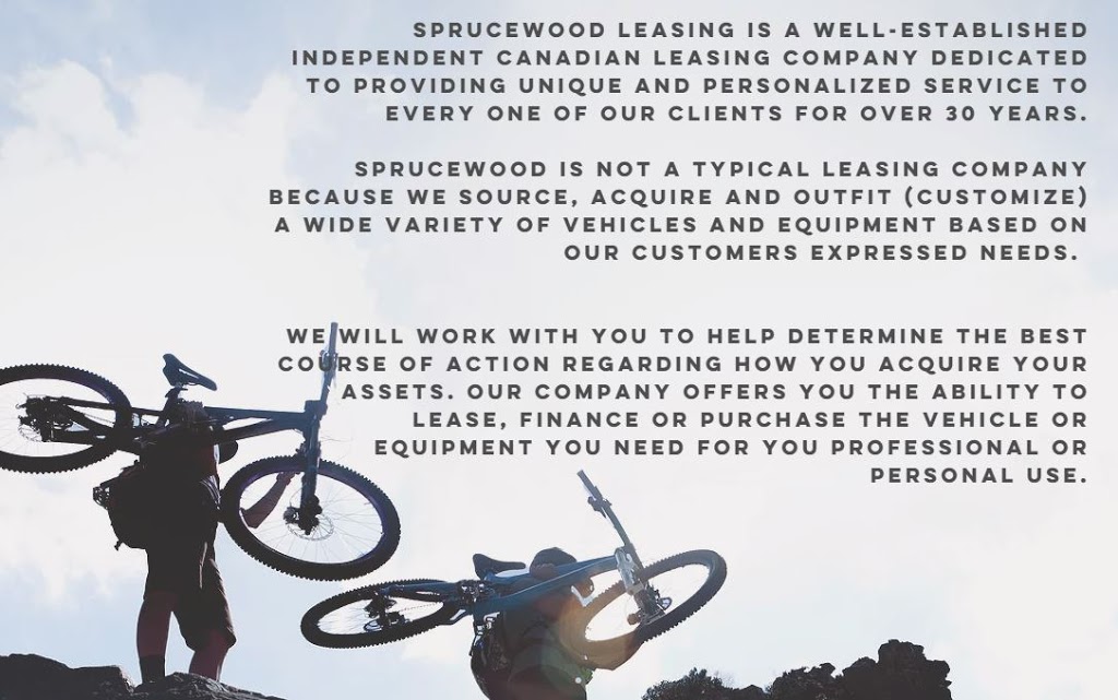 Sprucewood Leasing Limited | 3565 King Rd #101, King City, ON L7B 1M3, Canada | Phone: (905) 833-6056