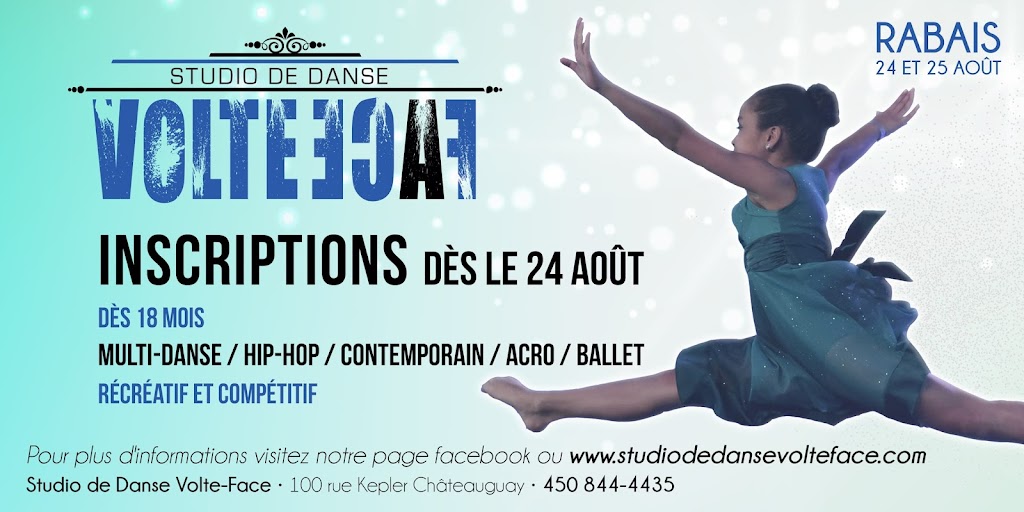 Studio De Danse Volte-Face | 100 Rue Kepler suite 19, Châteauguay, QC J6K 5E4, Canada | Phone: (450) 844-4435