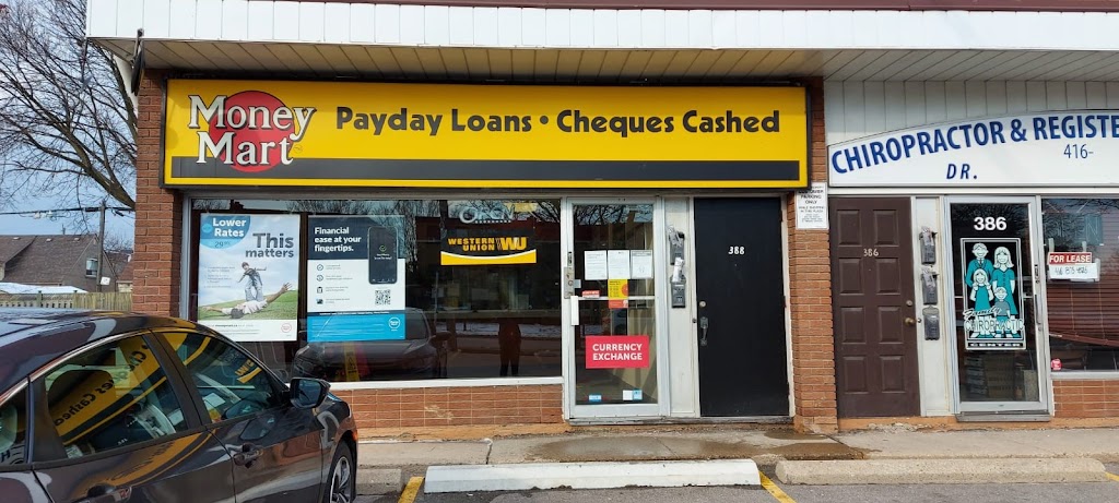 Money Mart | 388 Wilson Ave, North York, ON M3H 1S9, Canada | Phone: (416) 631-7223