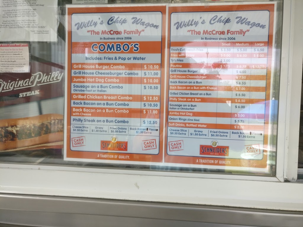 Willys Chip Wagon | 306 Wellington County Rd 18, Elora, ON N0B, Canada