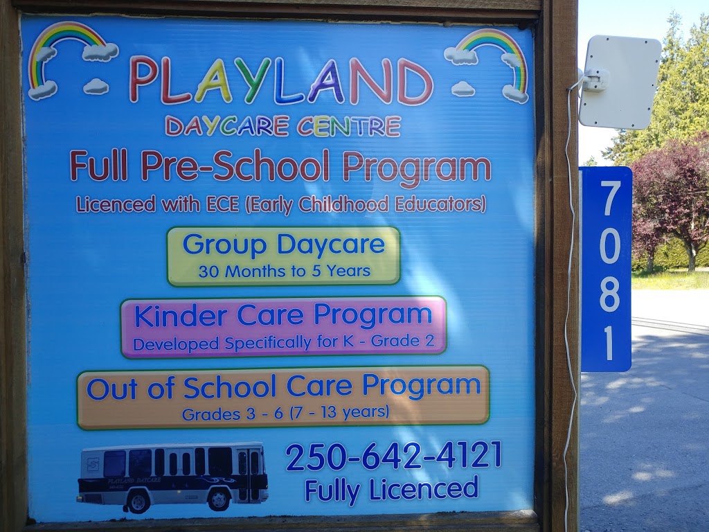 Playland Daycare | 7081 Grant Rd W, Sooke, BC V9Z 0N6, Canada | Phone: (250) 642-4121