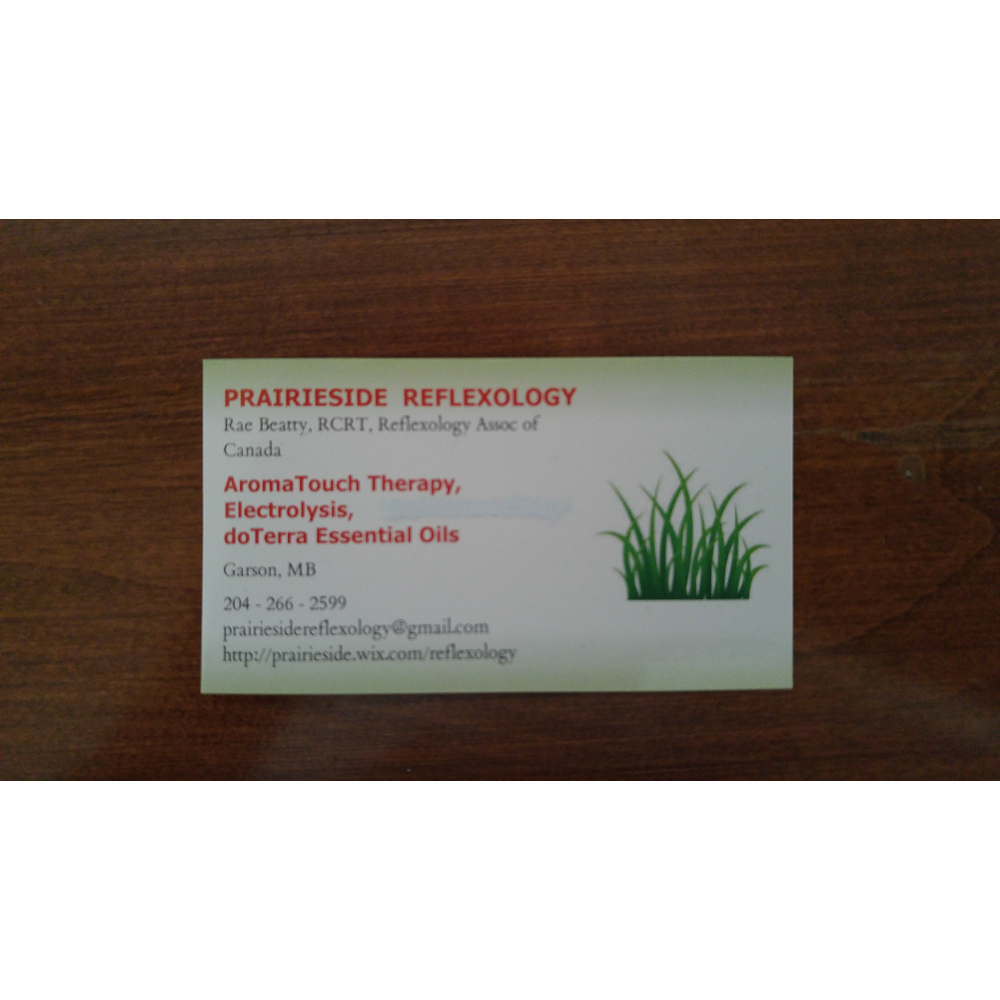 Prairieside Reflexology | 105 Prairieside Crescent, Garson, MB R0E 0R0, Canada | Phone: (204) 266-2599