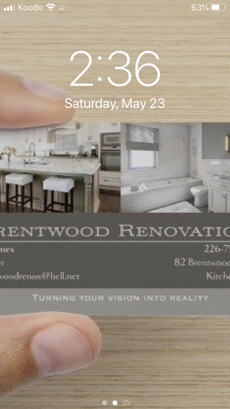Brentwood Contracting | 82 Brentwood Ave, Kitchener, ON N2H 2C8, Canada | Phone: (226) 750-8626