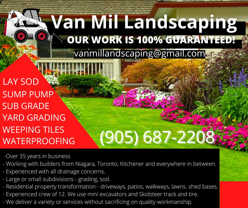 Van Mil Landscaping | 10 Federal Rd, Welland, ON L3B 3P2, Canada | Phone: (905) 687-2208