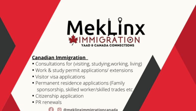 Meklinx Immigration Inc. (Canadian Immigration Consultancy) | 12 Abell Dr, Brampton, ON L6V 2V8, Canada | Phone: (905) 226-1876