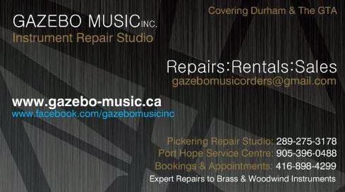 Gazebo Music Inc | 699 Eramosa Crescent, Pickering, ON L1V 5N2, Canada | Phone: (289) 275-3178